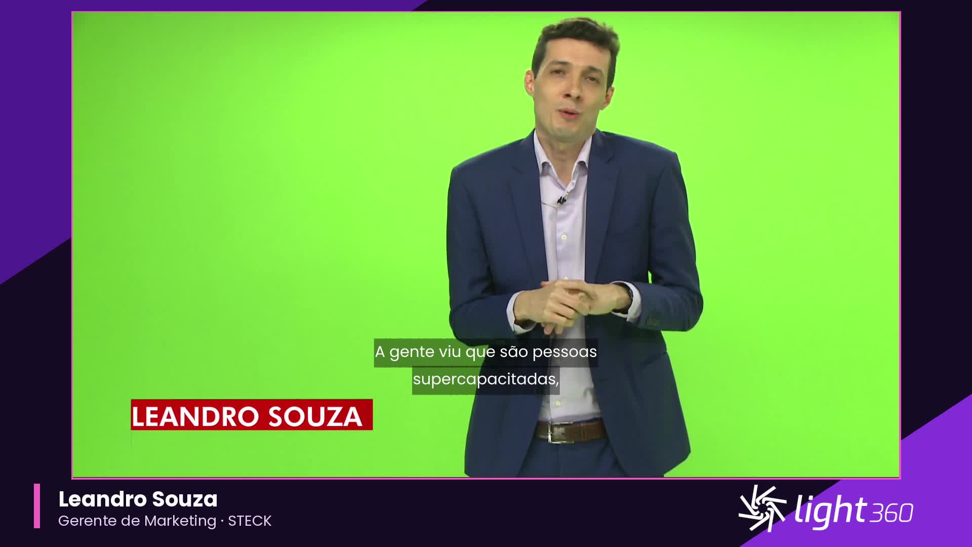 Leandro Souza · Steck em depoimento